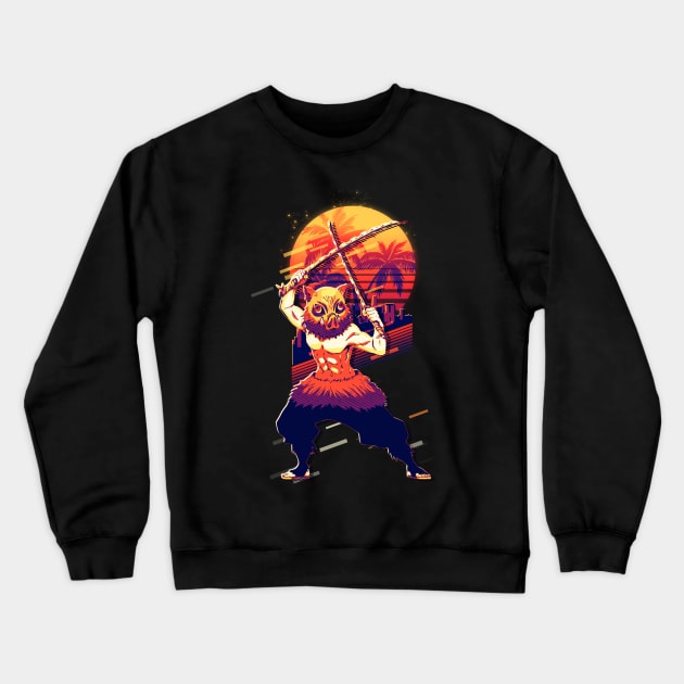 Inosuke Crewneck Sweatshirt by SiksisArt